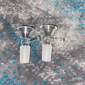 14mm glass decorative bowls (2 Pack)